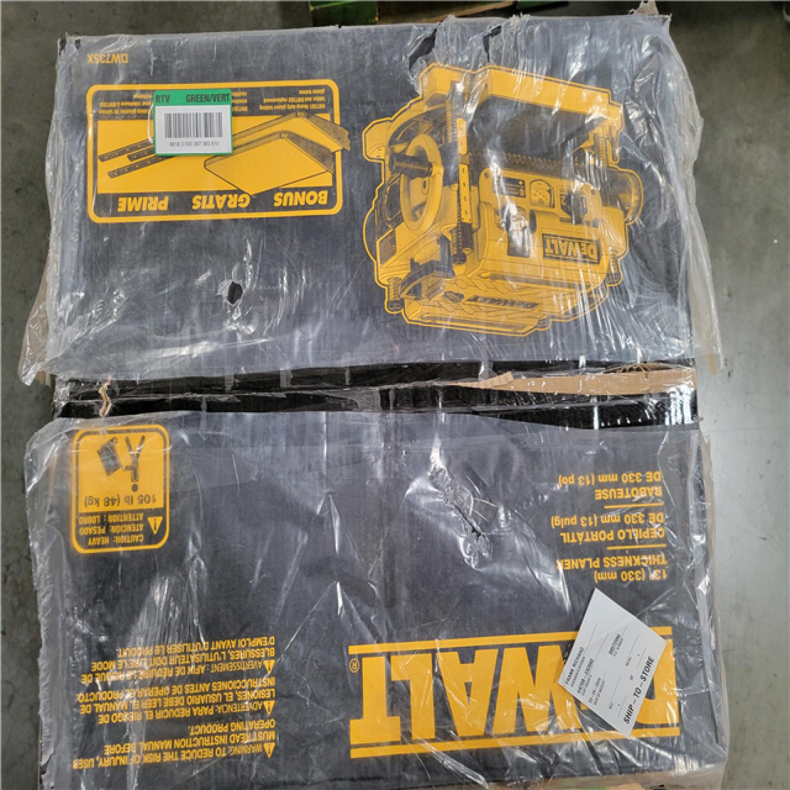 CALIFORNIA AS-IS DEWALT 13 (330mm) THICKNESS PLANER