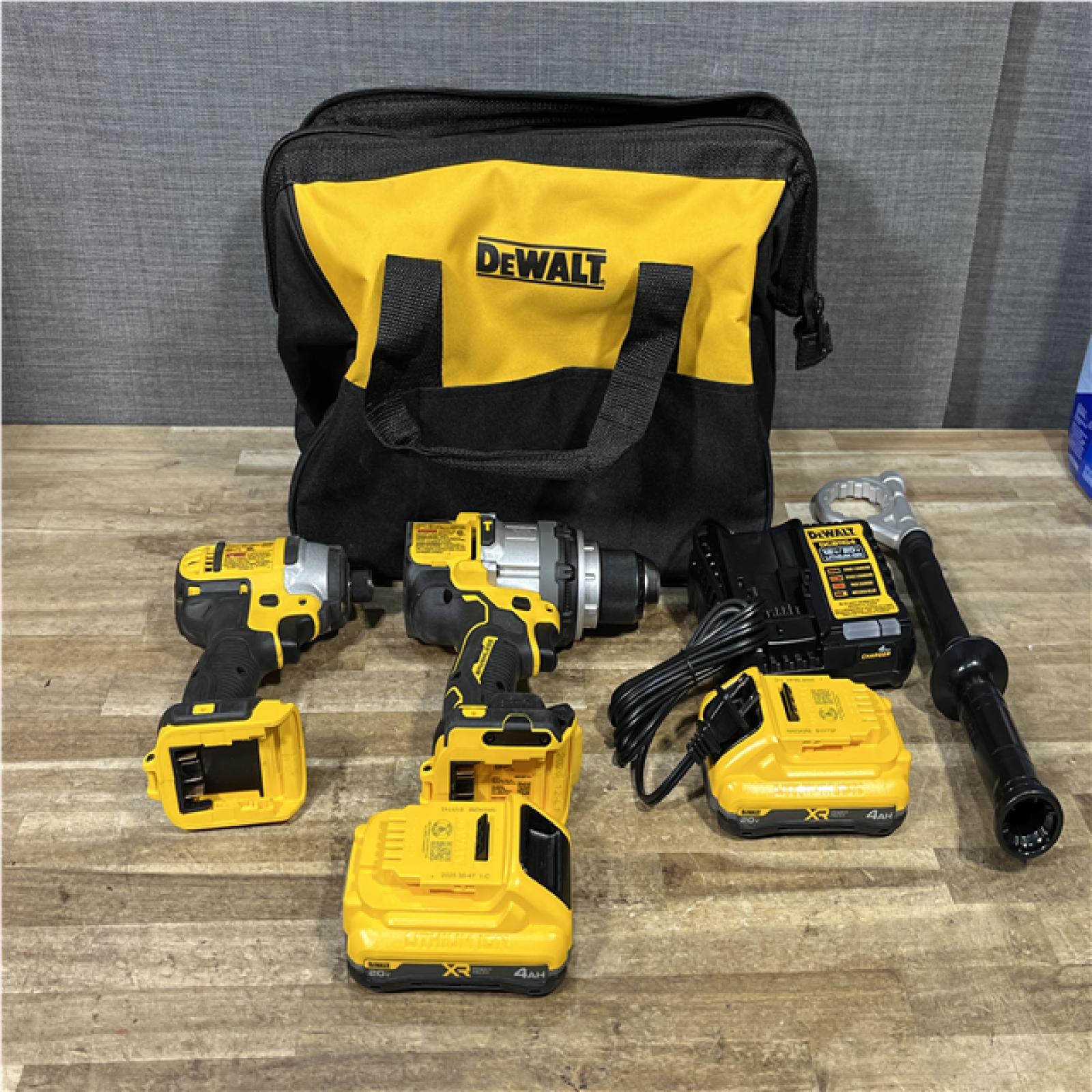 Houston Location AS-IS DEWALT 20V XR Lithium-Ion Cordless Brushless 1/2 in. Drill/Driver Kit