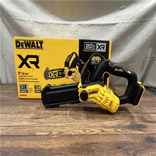 AS-IS 20V MAX 8 in. Brushless Cordless Battery Powered Pruning Chainsaw (Tool Only)