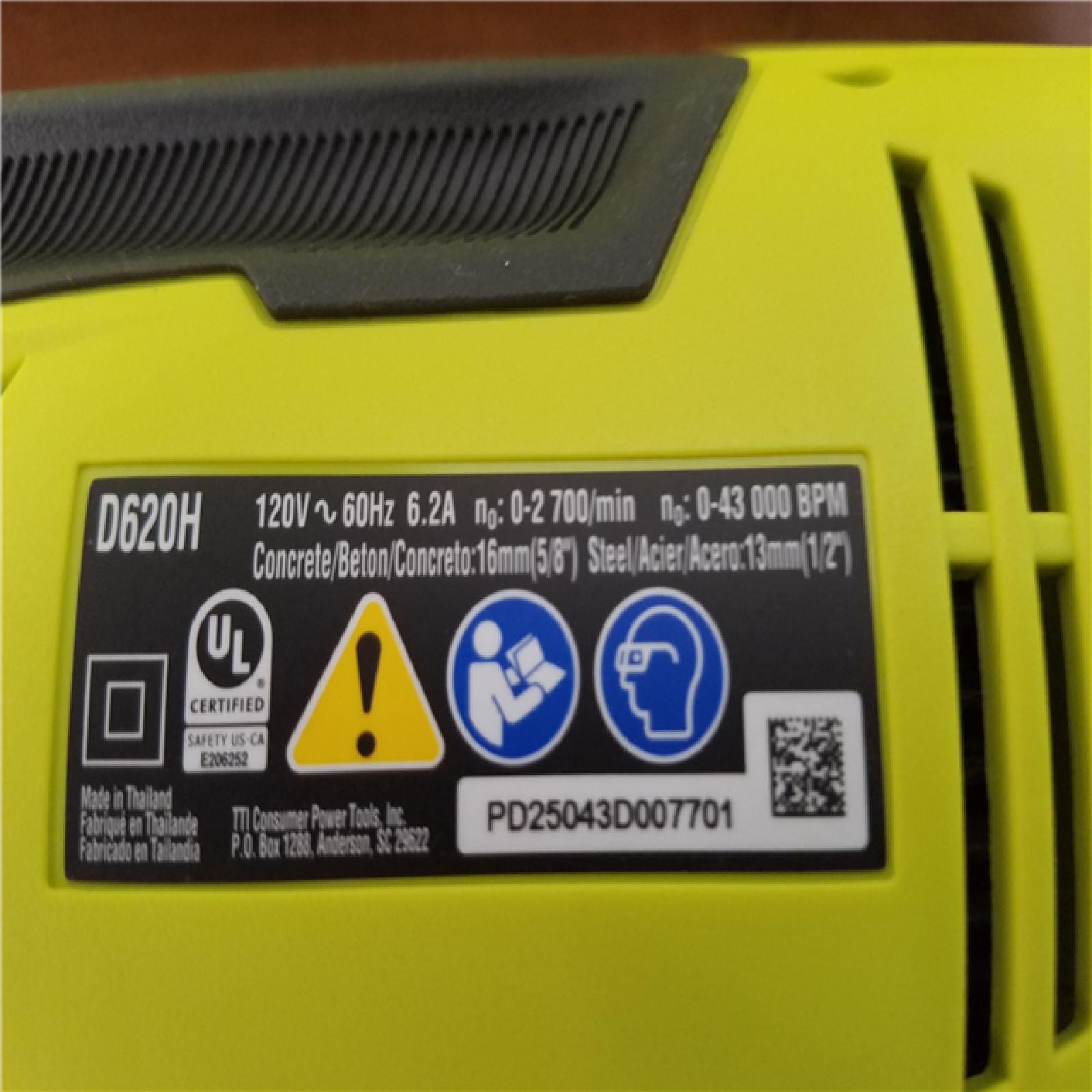 California NEW Ryobi 5/8 VSR Hammer Drill