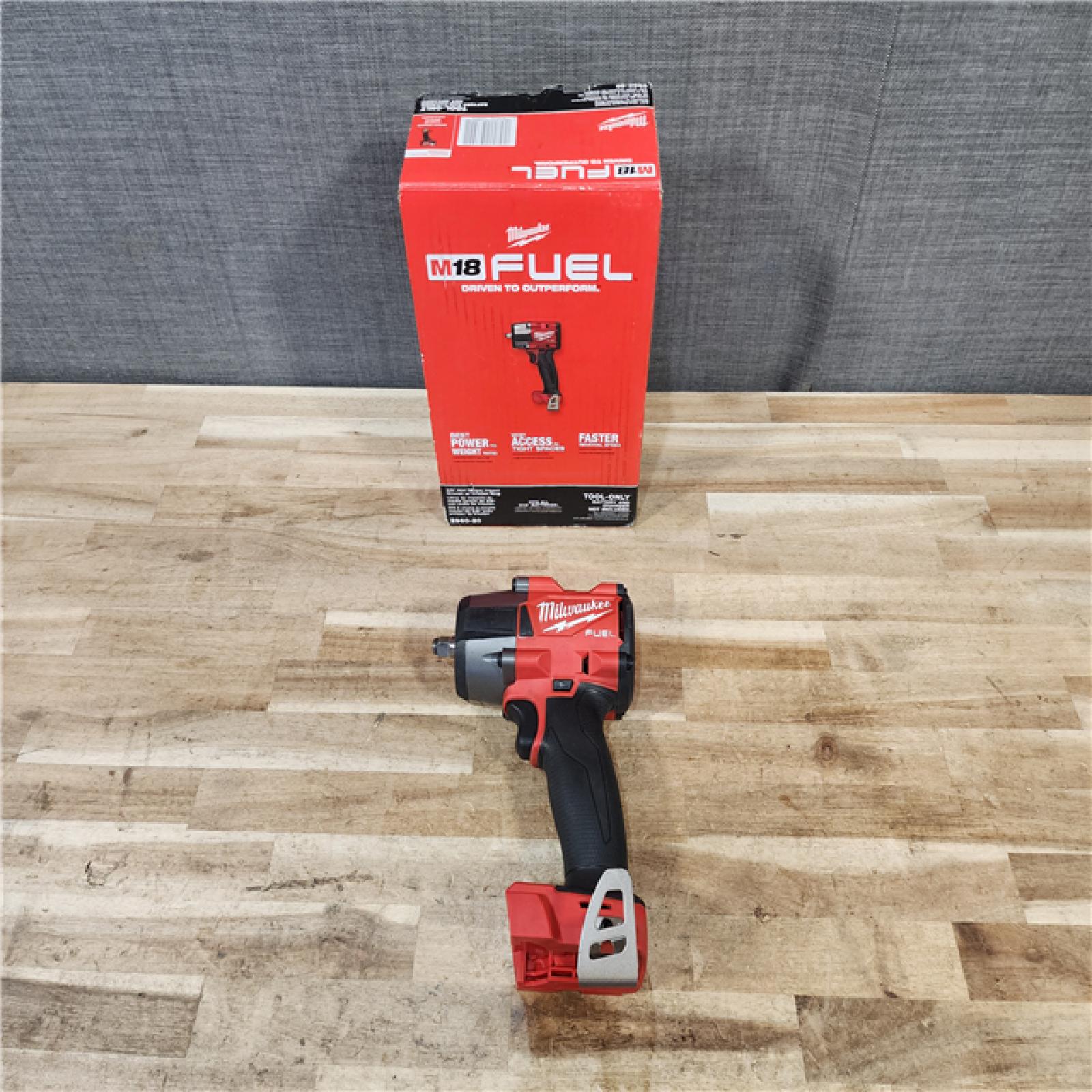 HOUSTON LOCATION - AS-IS Milwaukee FUEL GEN-2 18V Lithium-Ion Mid Torque Brushless Cordless 3/8 in. Impact Wrench with Friction Ring (Tool-Only)