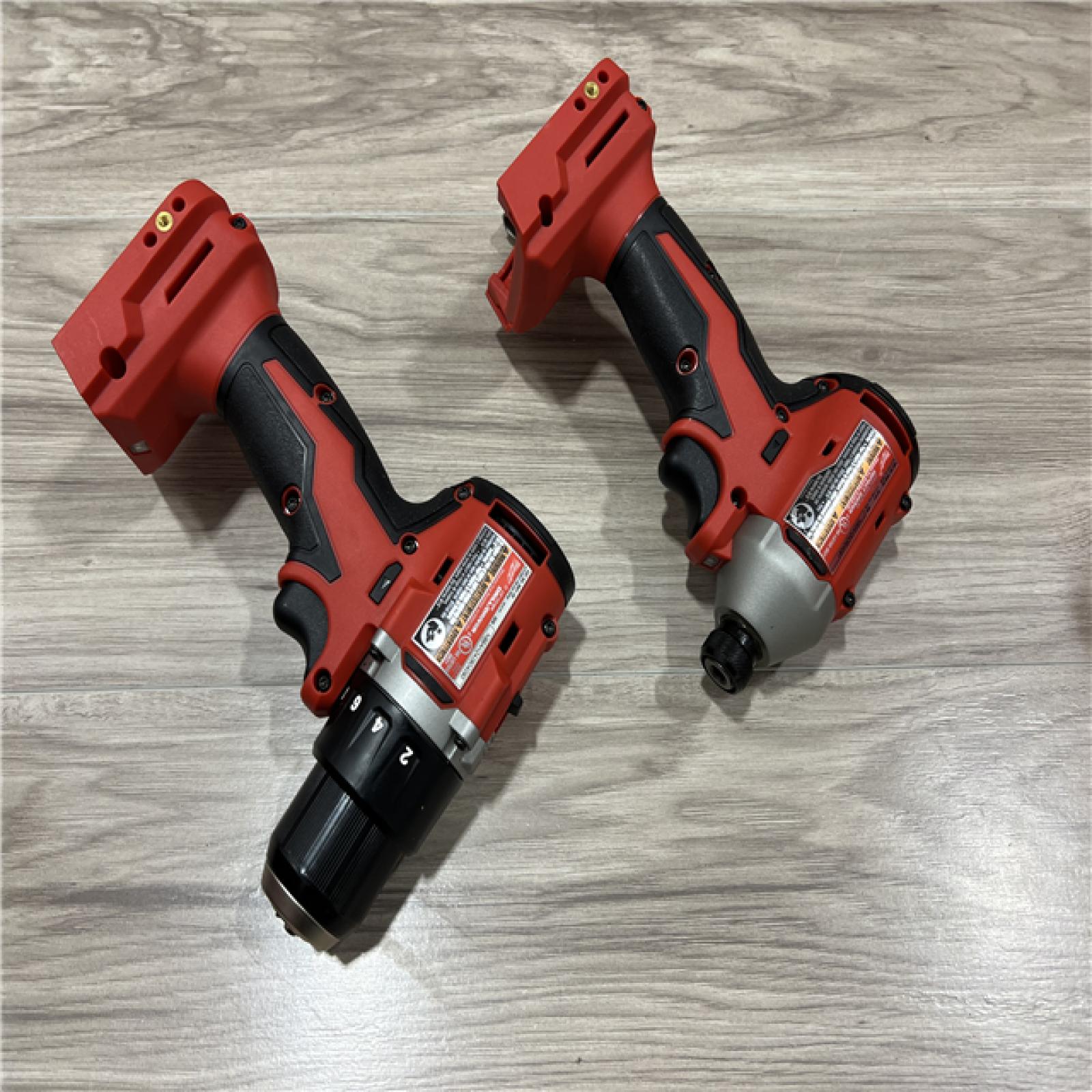 AS-IS Milwaukee M18 18V Lithium-Ion Brushless Cordless Compact Drill/Impact Combo Kit