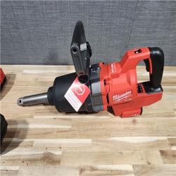 HOUSTON LOCATION - AS-IS (APPEARS LIKE NEW) Milwaukee FUEL 18V Lithium-Ion Brushless Cordless 1 in. Impact Wrench Extended Reach D-Handle Kit