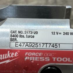 AS-IS Milwaukee 12-Volt Lithium-Ion Force Logic Cordless Press Tool Kit