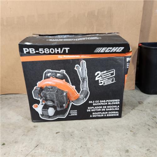 Houston location- AS-IS ECHO 216 MPH 517 CFM 58.2cc Gas 2-Stroke Backpack Leaf Blower with Tube Throttle(GOOD CONDITION)