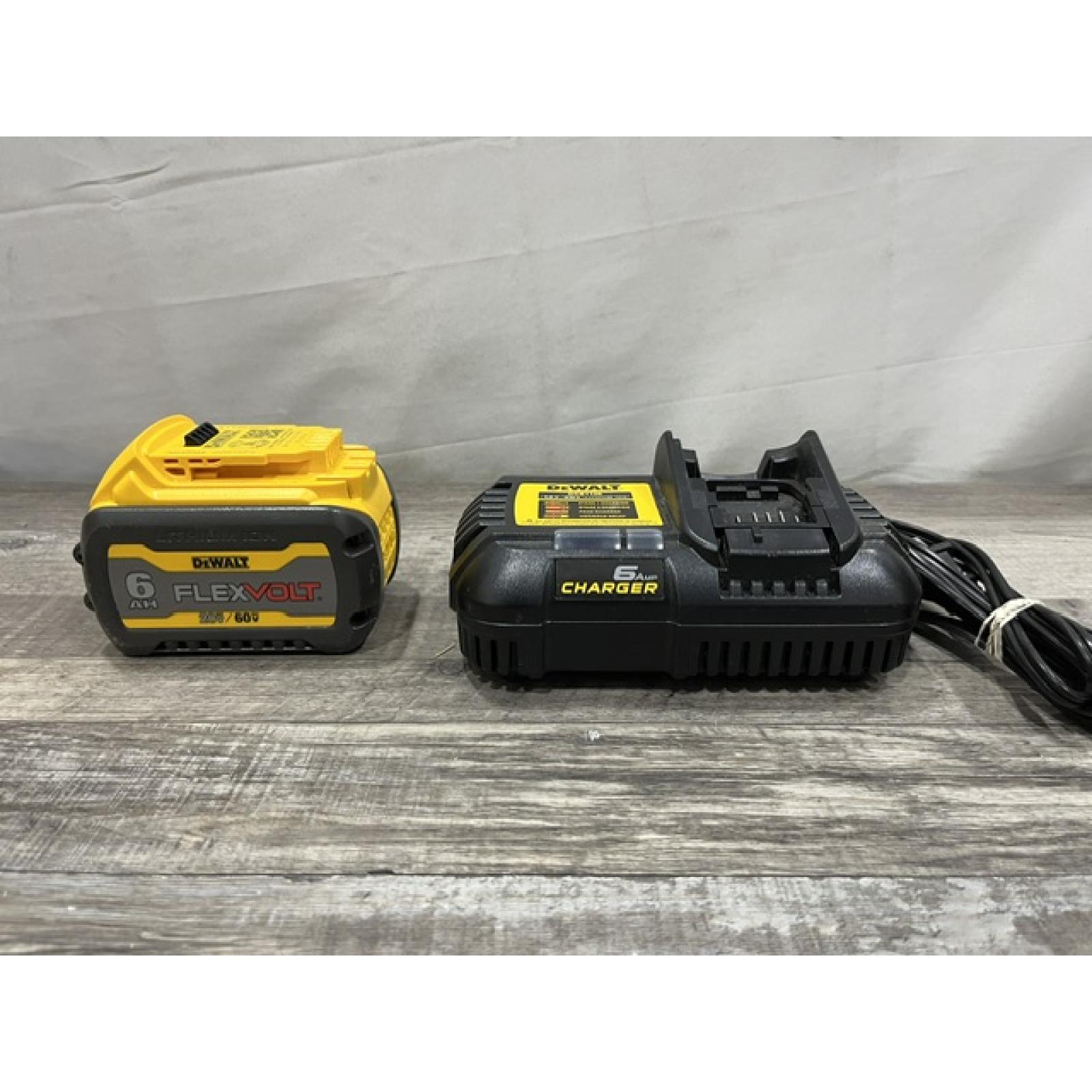 AS-IS DEWALT FLEXVOLT 20V/60V MAX Lithium-Ion 6.0Ah Battery Pack Kit