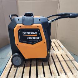 CALIFORNIA AS-IS GENERAC IQ3800DF GAS GENERATOR