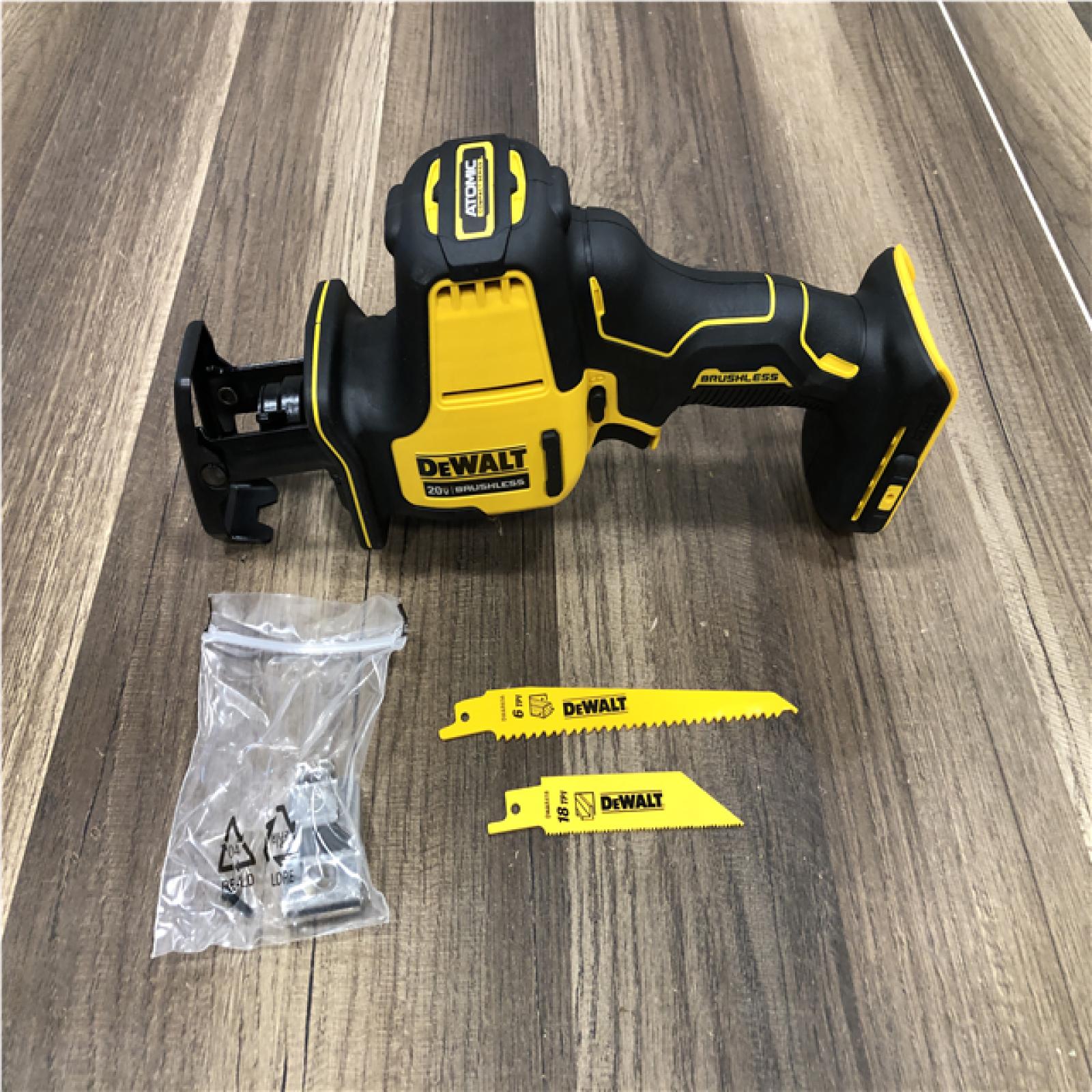 AS-IS DEWALT ATOMIC 20V MAX Cordless Brushless Compact Reciprocating Saw (Tool Only)