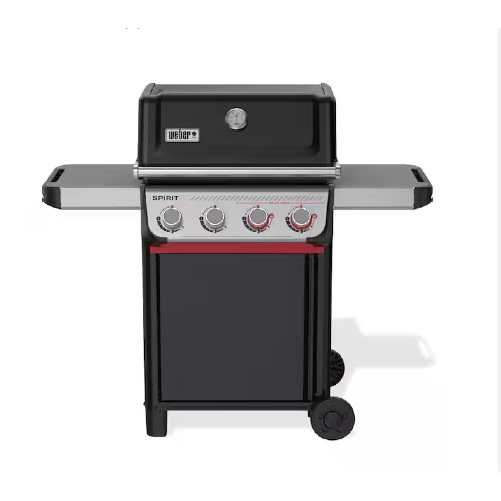 DALLAS LOCATION - Weber Spirit E-425 4-Burner Liquid Propane Gas Grill in Black with Sear Zone