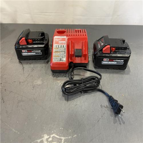 AS-IS - Milwaukee 18-Volt Lithium-Ion High Output Starter Kit with Two 6.0 Ah Battery and Charger