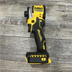 AS-IS DEWALT ATOMIC 20V MAX Lithium-Ion Cordless 1/4 in. Brushless Impact Driver Kit