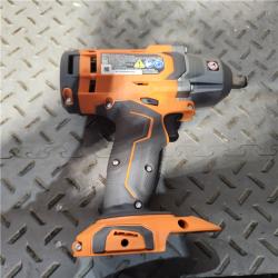 HOUSTON Location-AS-IS-RIDGID 18V Cordless 1/2 in. Impact Wrench Kit with 4.0 Ah Battery and Charger APPEEARS IN NEW! Condition
