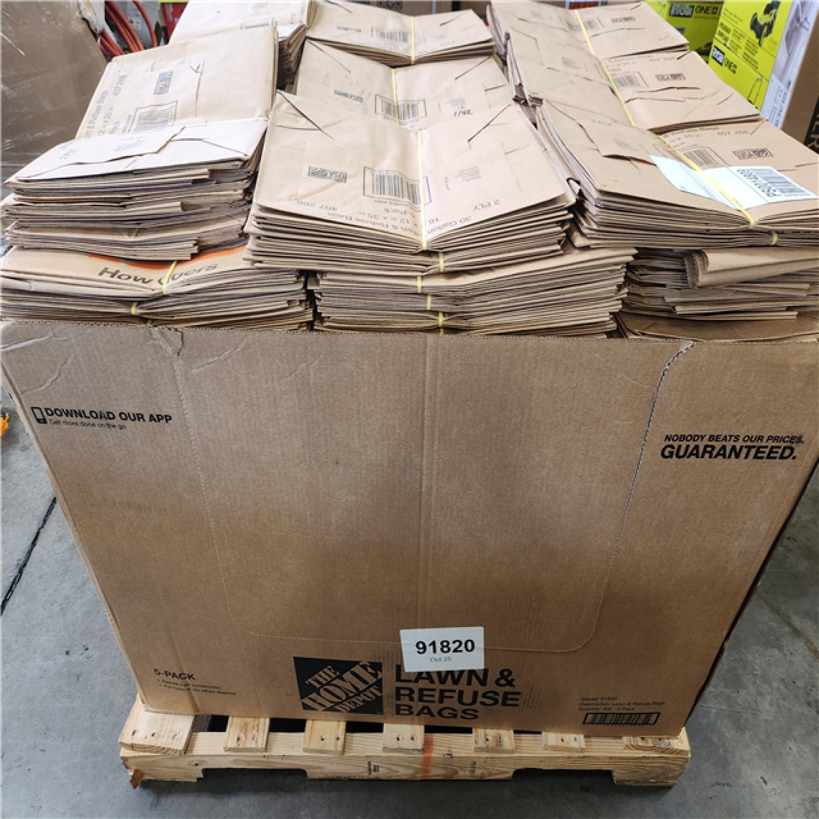 Phoenix NEW Home Depot 30 Gal. Paper Lawn and Leaf Bags (2 000 Count)