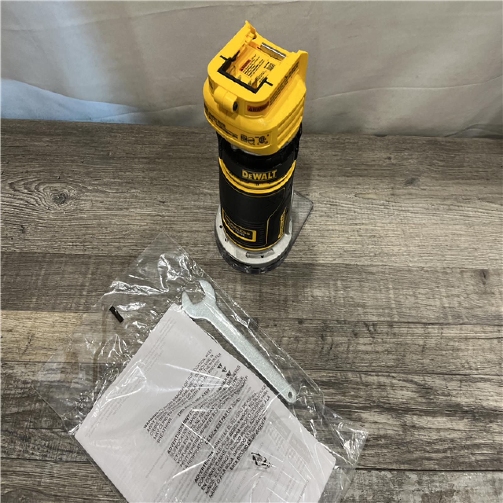 AS-IS DEWALT 20V MAX XR Cordless Brushless Fixed Base Compact Router (Tool Only)