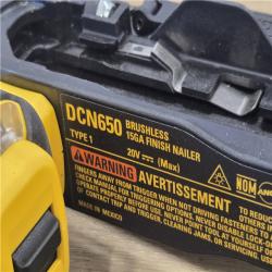 AS-IS DEWALT 20V MAX XR Cordless 2-1/2 in. 15-Gauge Finish Nailer Kit