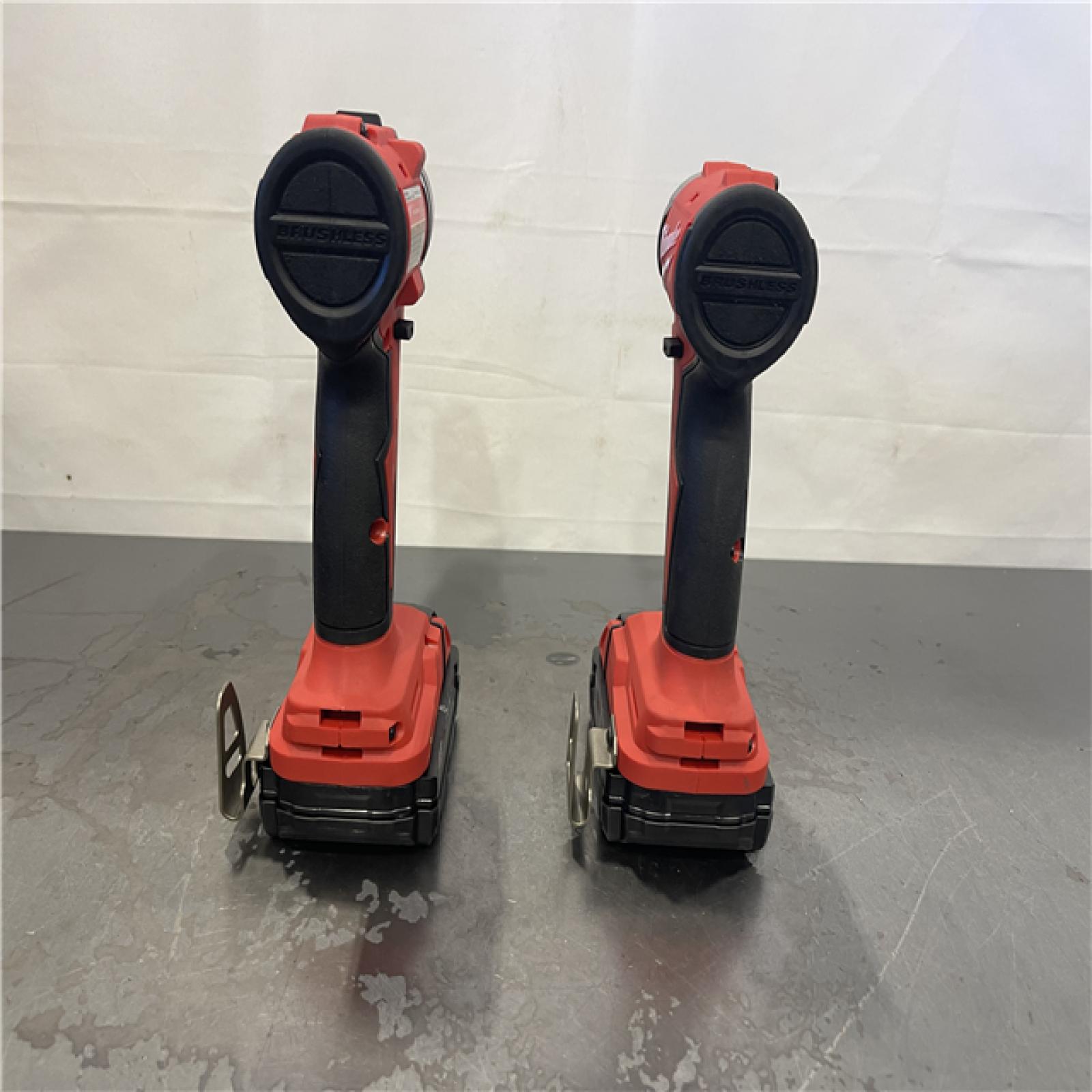 AS-IS- Milwaukee M18 Compact Brushless 2-Tool Combo Kit