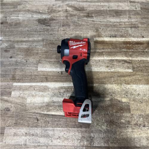 Houston Location AS-IS Milwaukee M18 FUEL 18-Volt Lithium-Ion Brushless Cordless 1/4 in. Hex Impact Driver (Tool-Only)