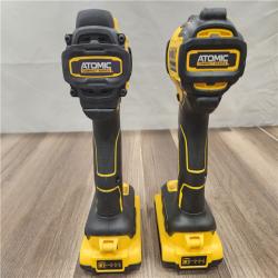 AS-IS- DeWalt 20V MAX ATOMIC Cordless Brushless 4-Tool Combo Kit