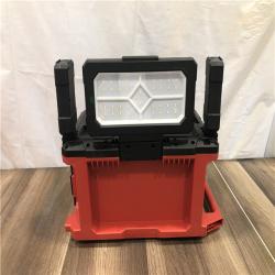 AS-IS Milwaukee 18-Volt Lithium-Ion Cordless PACKOUT 3000 Lumens LED Light with Built-In Charger