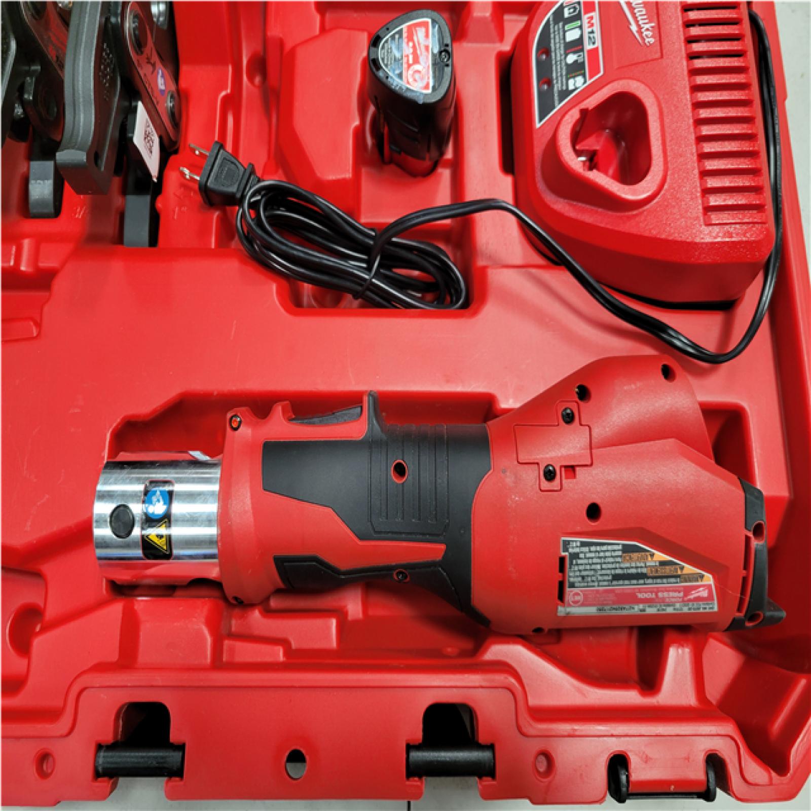 CALIFORNIA AS-IS MILWAUKEE M12 FORCE LOGIC PRESS TOOL