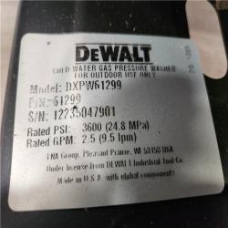 Phoenix Location DEWALT 3600 PSI 2.5 GPM Cold Water Gas Professional Pressure Washer with HONDA GX200 Engine