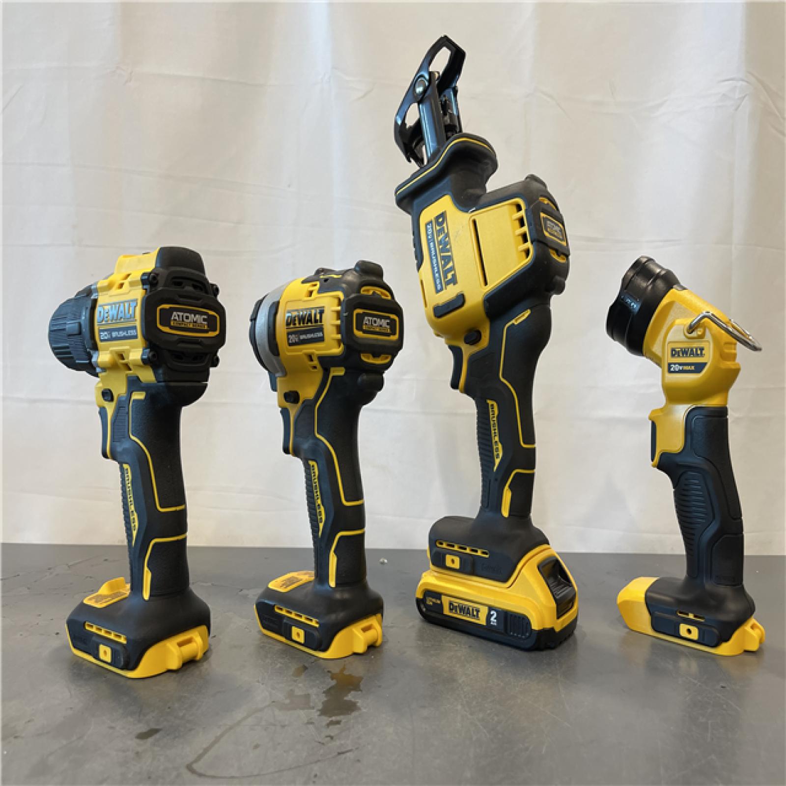 AS-IS -  DEWALT 20-Volt MAX Lithium-Ion Cordless 7-Tool Combo Kit