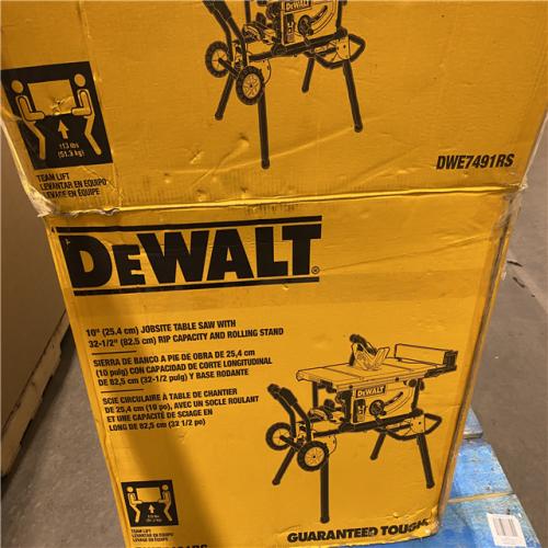 As-Is DEWALT 10 in. 15 Amp 120V Site-Pro Compact Jobsite Table Saw