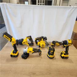 AS-IS- DEWALT 20V Lithium-Ion Cordless 7-Tool Combo Kit