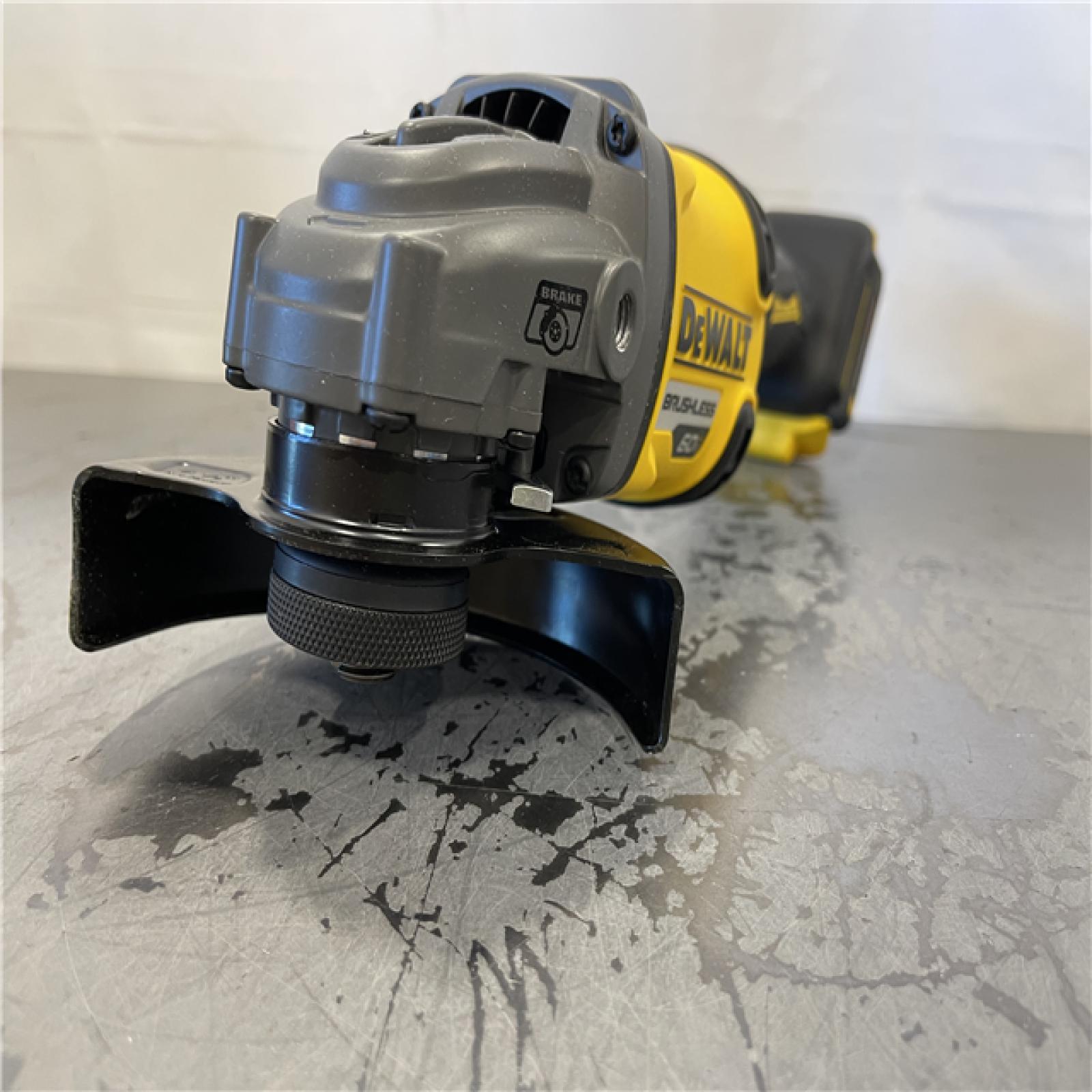 AS-IS - DEWALT FLEXVOLT 60V MAX Cordless Brushless 4.5 in. to 6 in. Small Angle Grinder with Kickback Brake