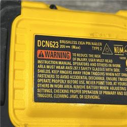 AS-IS DEWALT ATOMIC 20V MAX Lithium Ion Cordless 23 Gauge Pin Nailer Kit
