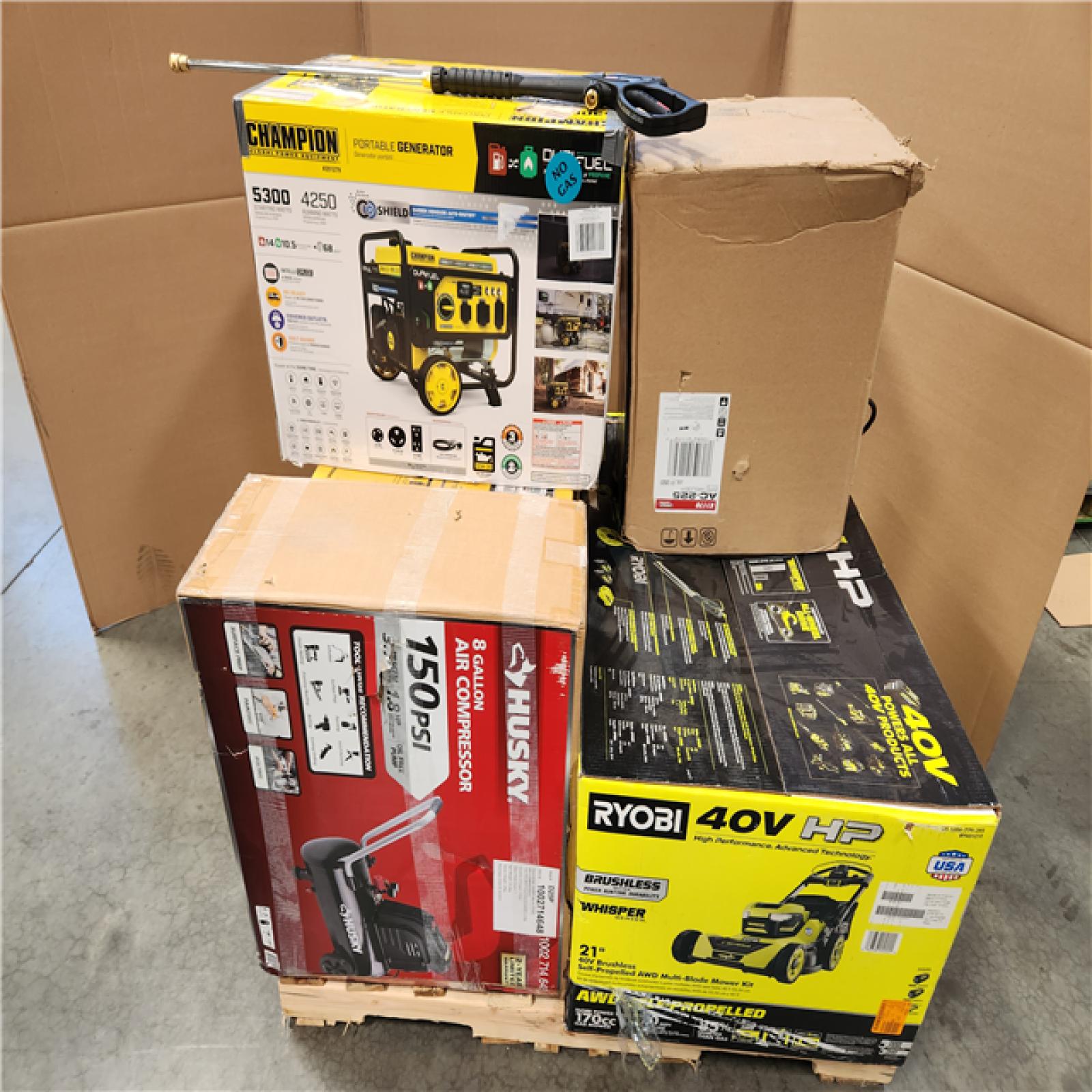 CALIFORNIA AS-IS OUTDOOR POWER EQUIPMENT