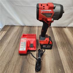 AS-IS- Milwaukee M18 1/2 in. Cordless Brushless High Torque Impact Wrench Kit (Battery & Charger)