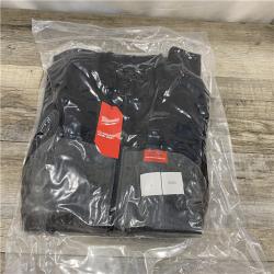 LIKE NEW - Milwaukee Men's Large 12-Volt Lithium-Ion Cordless Axis Gray Heated Quilted Vest Kit