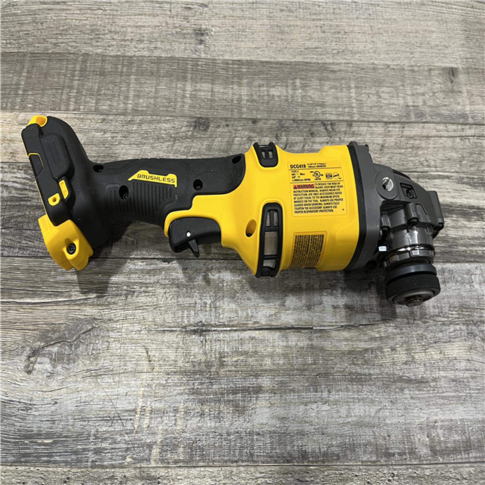 AS-IS DEWALT FLEXVOLT 60V MAX Cordless Brushless 4.5 in. to 6 in. Small Angle Grinder with Kickback Brake (Tool Only)