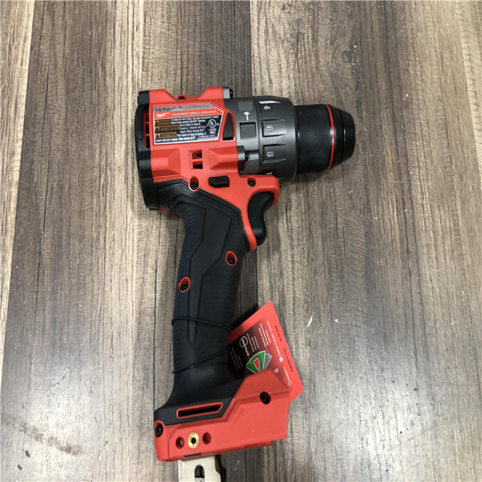 AS-IS Milwaukee  FUEL 18V Lithium-Ion Brushless Cordless 1/2 in. Hammer Drill/Driver (Tool-Only)