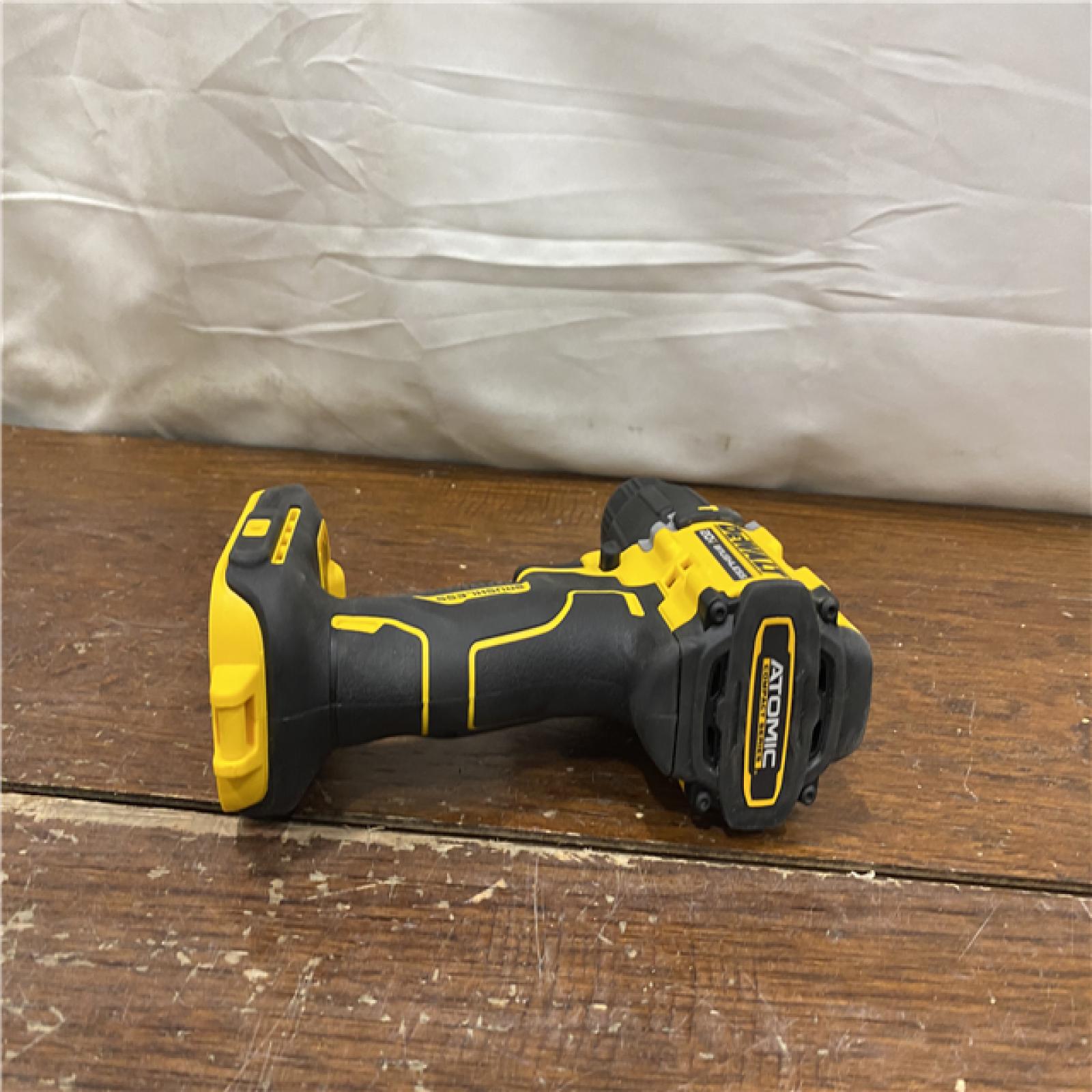 AS-IS DEWALT ATOMIC 20-Volt Lithium-Ion Cordless 1/2 in. Compact Hammer Drill with 3.0Ah Battery, Charger and Bag