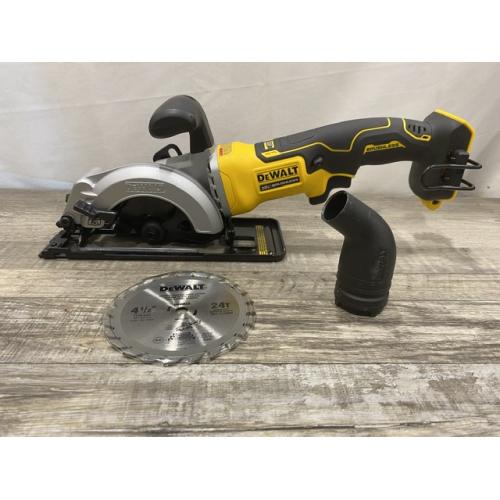 AS-IS DEWALT ATOMIC 20V MAX Cordless Brushless 4-1/2 in. Circular Saw (Tool Only)