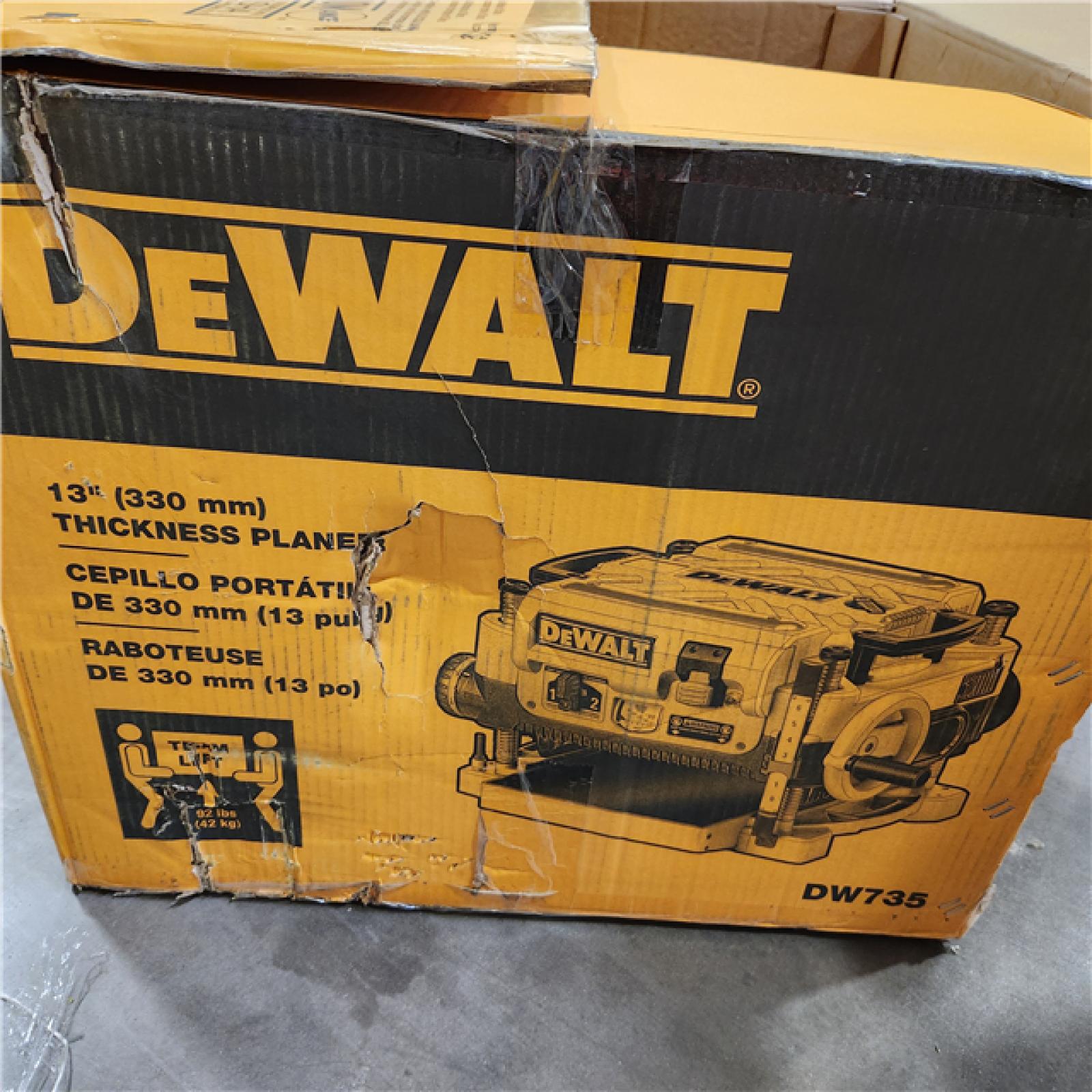 As-Is- DEWALT 15 Amp Corded 13 in. Planer