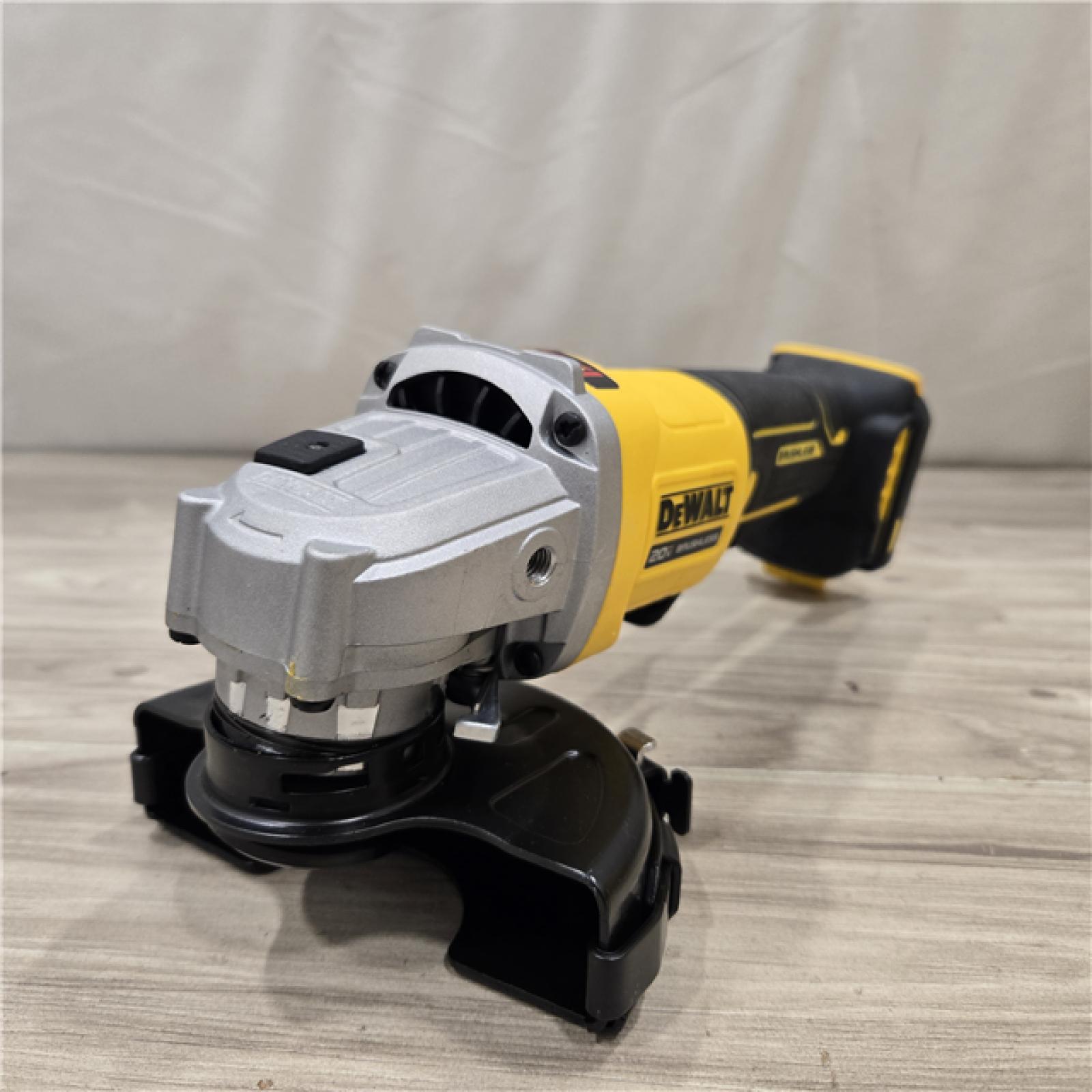 AS-IS DeWalt 20V MAX Cordless 4-1/2 in. Angle Grinder with Brake (Tool-Only)