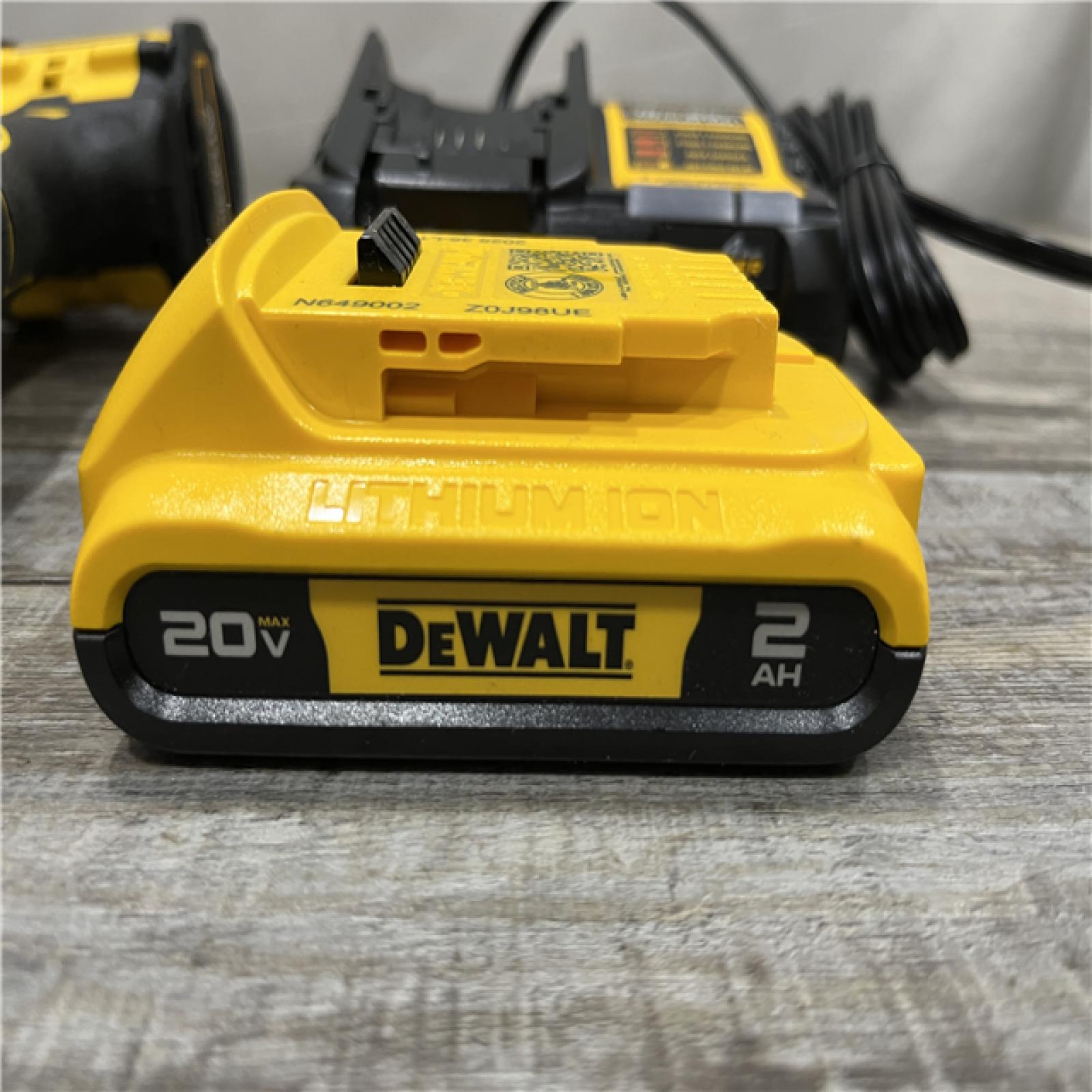 AS-IS DEWALT Atomic 20V Lithium-Ion Cordless Compact 1/2 in. Drill/Driver Kit