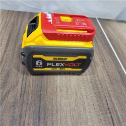 AS-IS DEWALT FLEXVOLT 20V/60V MAX Lithium-Ion 6.0Ah Battery Pack with 6 Amp Output Charger