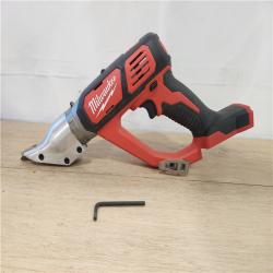 AS-IS- Milwaukee  18-Volt Lithium-Ion Cordless 18-Gauge Double Cut Metal Shear (Tool-Only)