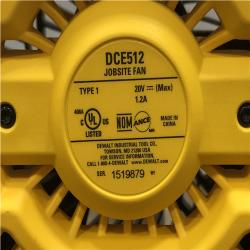 AS-IS DEWALT 20V MAX Jobsite Fan (Tool Only)