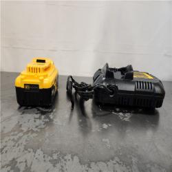 AS-IS- DEWALT 20V MAX Lithium-Ion 6.0 Ah Battery and Charger