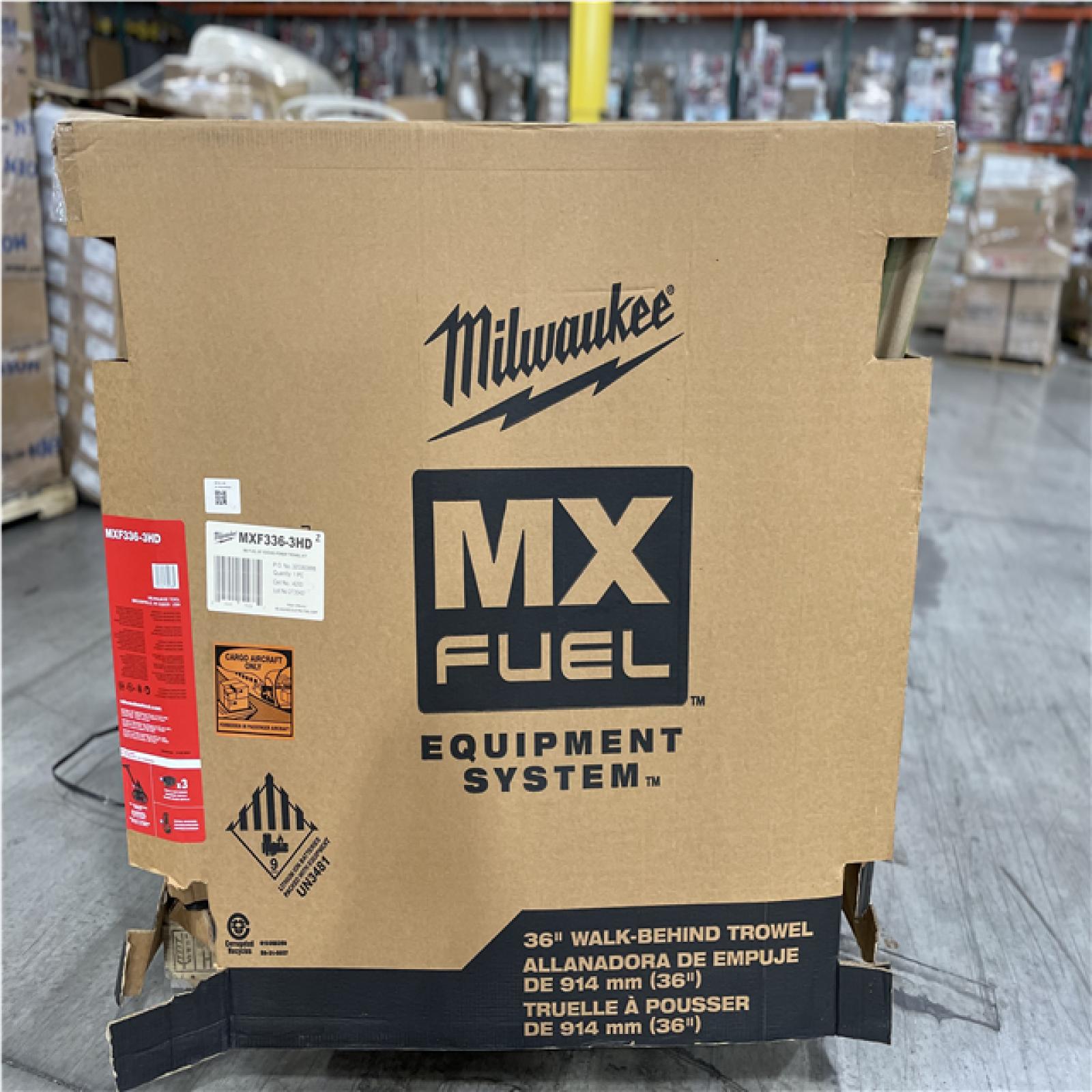 DALLAS LOCATION- AS-IS MILWAUKEE MX FUEL 36 in. Walk-Behind Trowel Kit