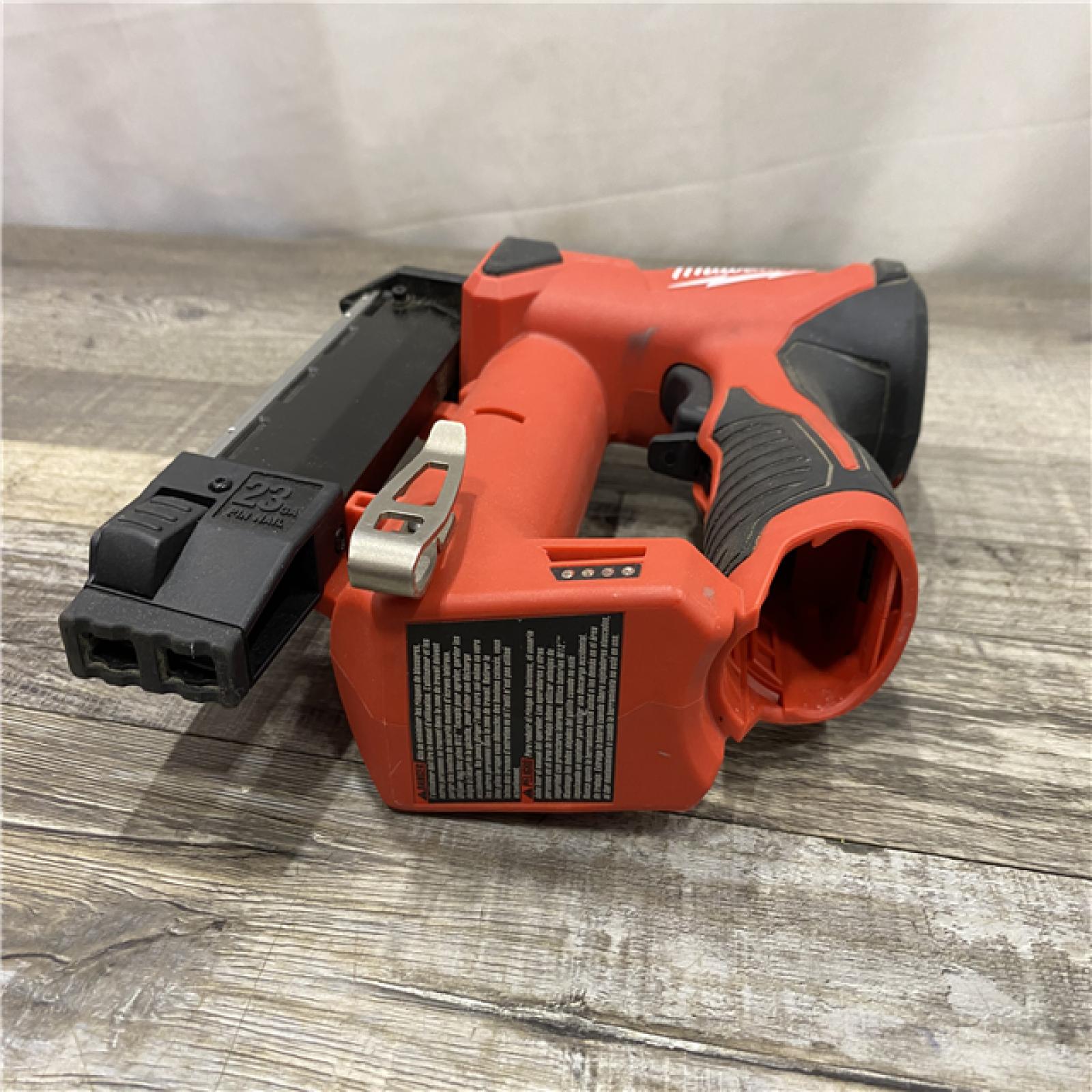 AS-IS Milwaukee 12-Volt 23-Gauge Lithium-Ion Cordless Pin Nailer (Tool-Only)