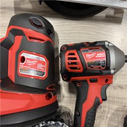 AS-IS MILWAUKEE M18 18V Lithium-Ion Cordless Combo Kit (8-Tool) with (3) Batteries  Charger and Tool Bag