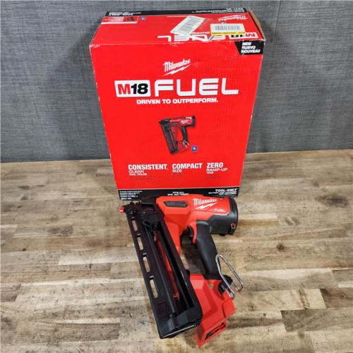 HOUSTON LOCATION - AS-IS Milwaukee FUEL 18-Volt Lithium-Ion Brushless Cordless Gen II 16-Gauge Angled Finish Nailer (Tool-Only)