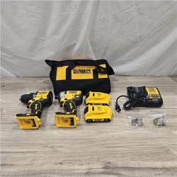 AS-IS Dewalt DCK225D2 20V MAX ATOMIC Compact Cordless Drill Driver and Impact Driver Combo Kit