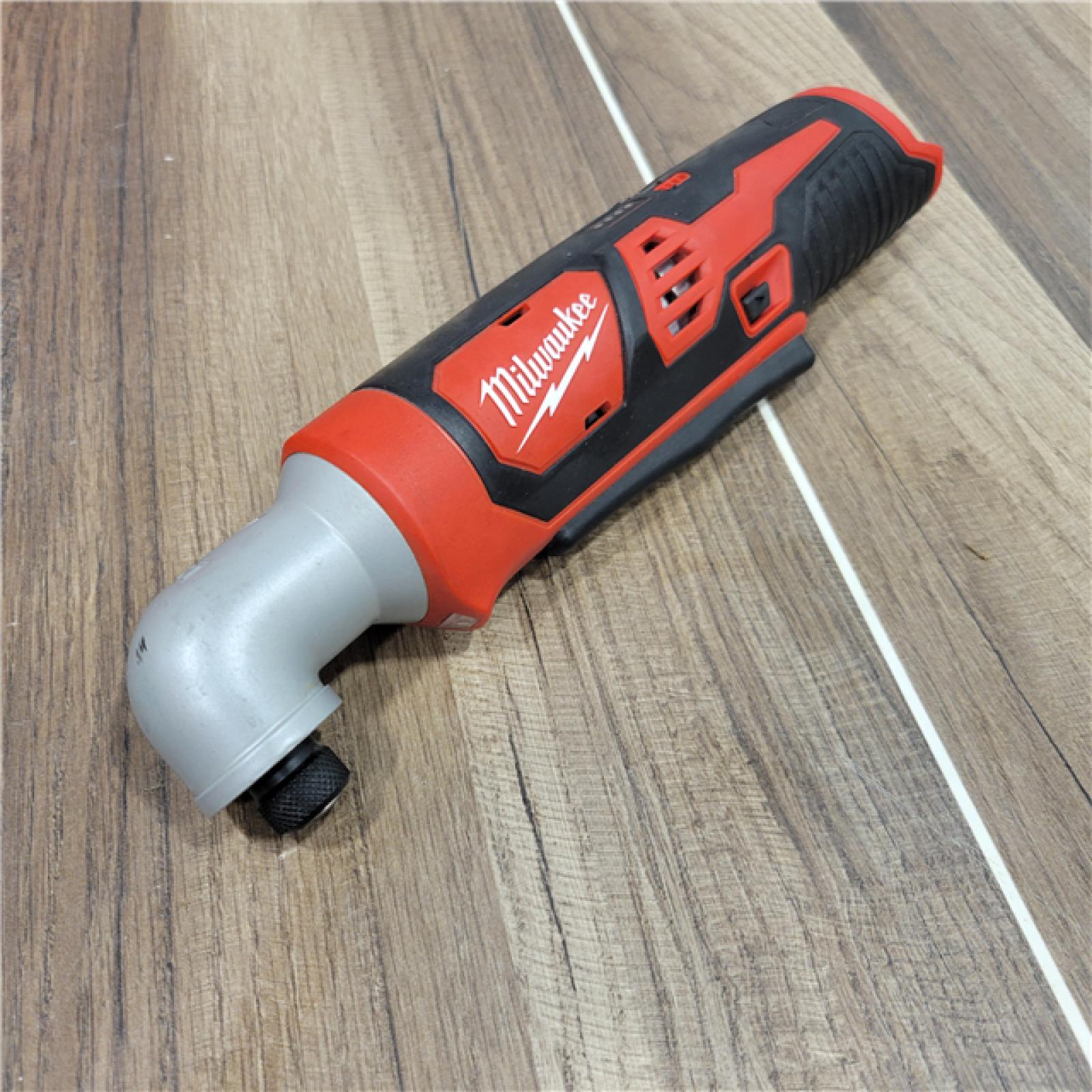 AS-IS Milwaukee M12 12-Volt Lithium-Ion Cordless 1/4 in. Right Angle Hex Impact Driver (Tool-Only)